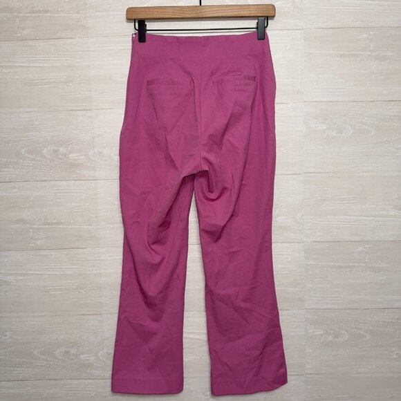 A New Day Women's Size 2 Pink Pull On High Waisted Flare Leg Pants - Picture 7 of 7